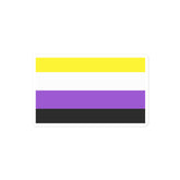 Non-Binary Flag Bubble-Free Stickers